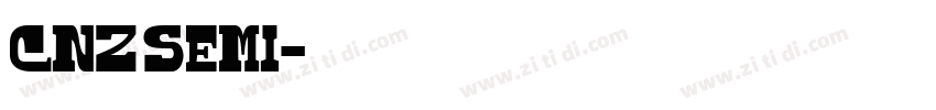 CNZ Semi字体转换 CNZ Semi字体转换
